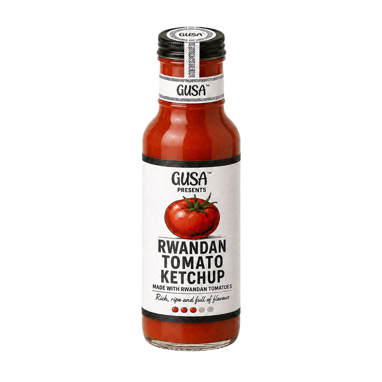 GUSA Rwandan Tomato Ketchup bottle